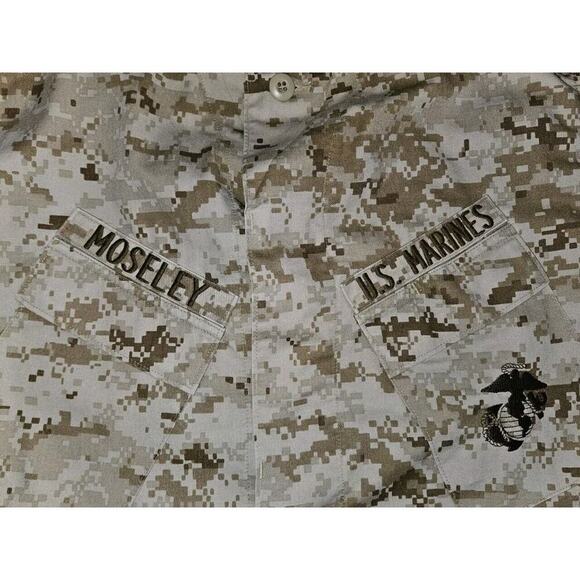 Dessert Marpat Set Med Long Marine Corps Digital Camo Military Shirt & Pants - Picture 9 of 15